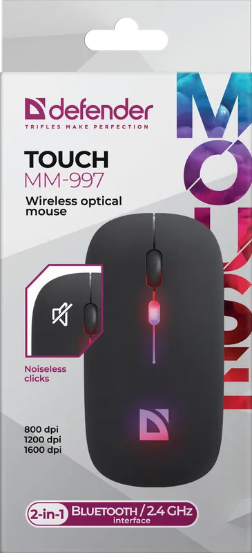 Defender - Wireless optical mouse Touch MM-997