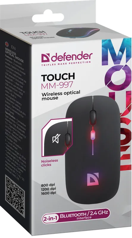 Defender - Wireless optical mouse Touch MM-997