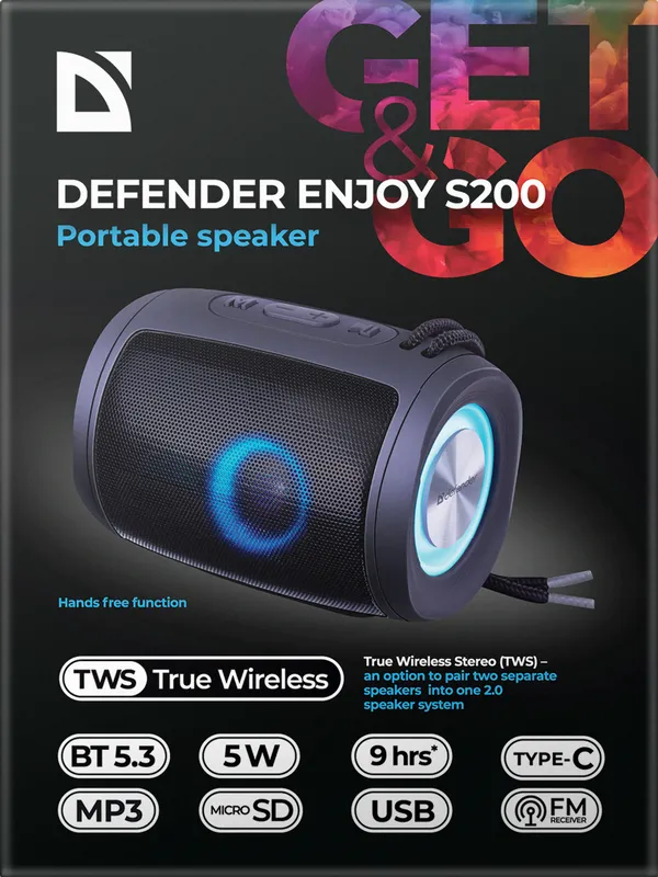 Defender - Portable speaker Enjoy S200