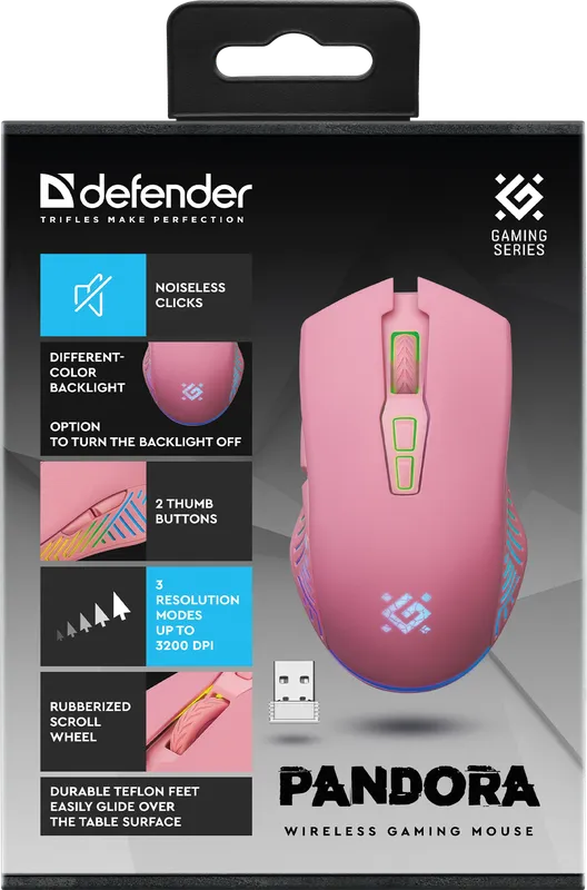 Defender - Wireless gaming mouse Pandora GM-502