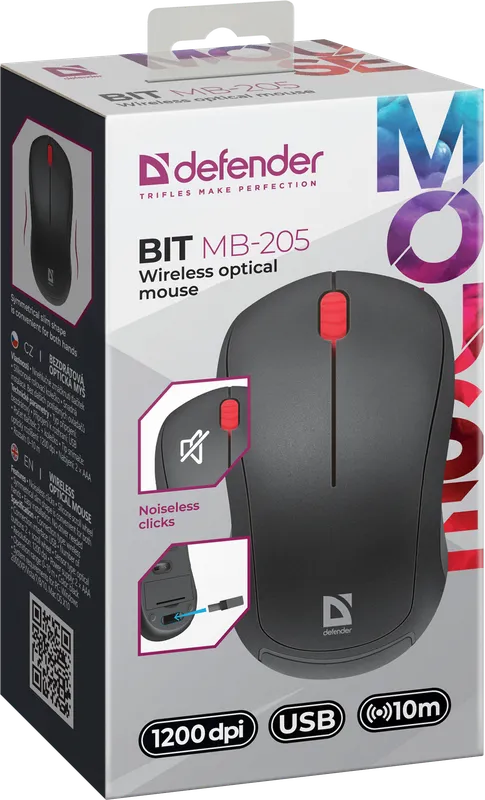 Defender - Wireless optical mouse Bit MB-205