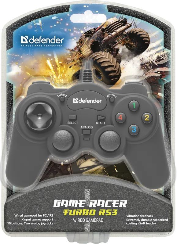 Defender - Wired gamepad Game Racer Turbo RS3