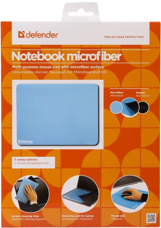 Defender - Mouse pad Notebook microfiber