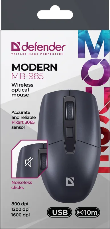 Defender - Wireless optical mouse Modern MB-985