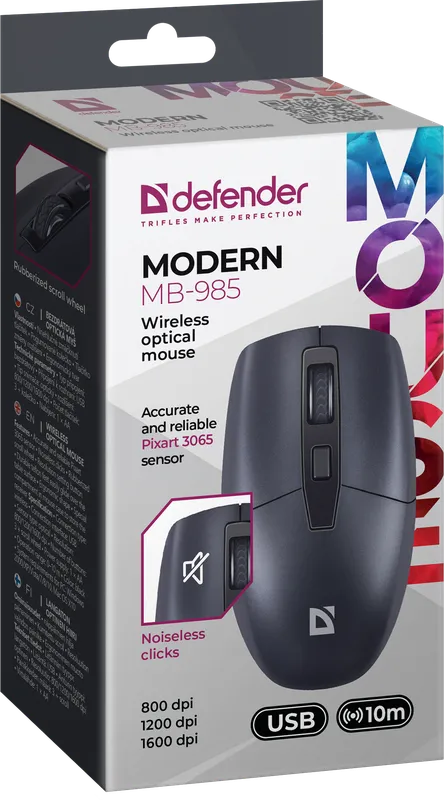 Defender - Wireless optical mouse Modern MB-985