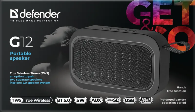 Defender - Portable speaker G12