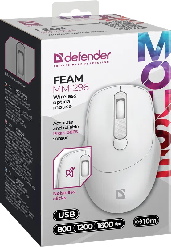 Defender - Wireless optical mouse Feam MM-296