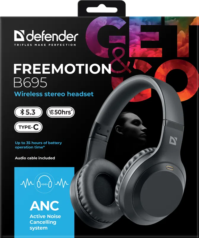 Defender - Wireless stereo headset FreeMotion B695