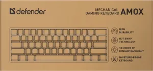 Defender - Mechanical gaming keyboard Amox GK-585