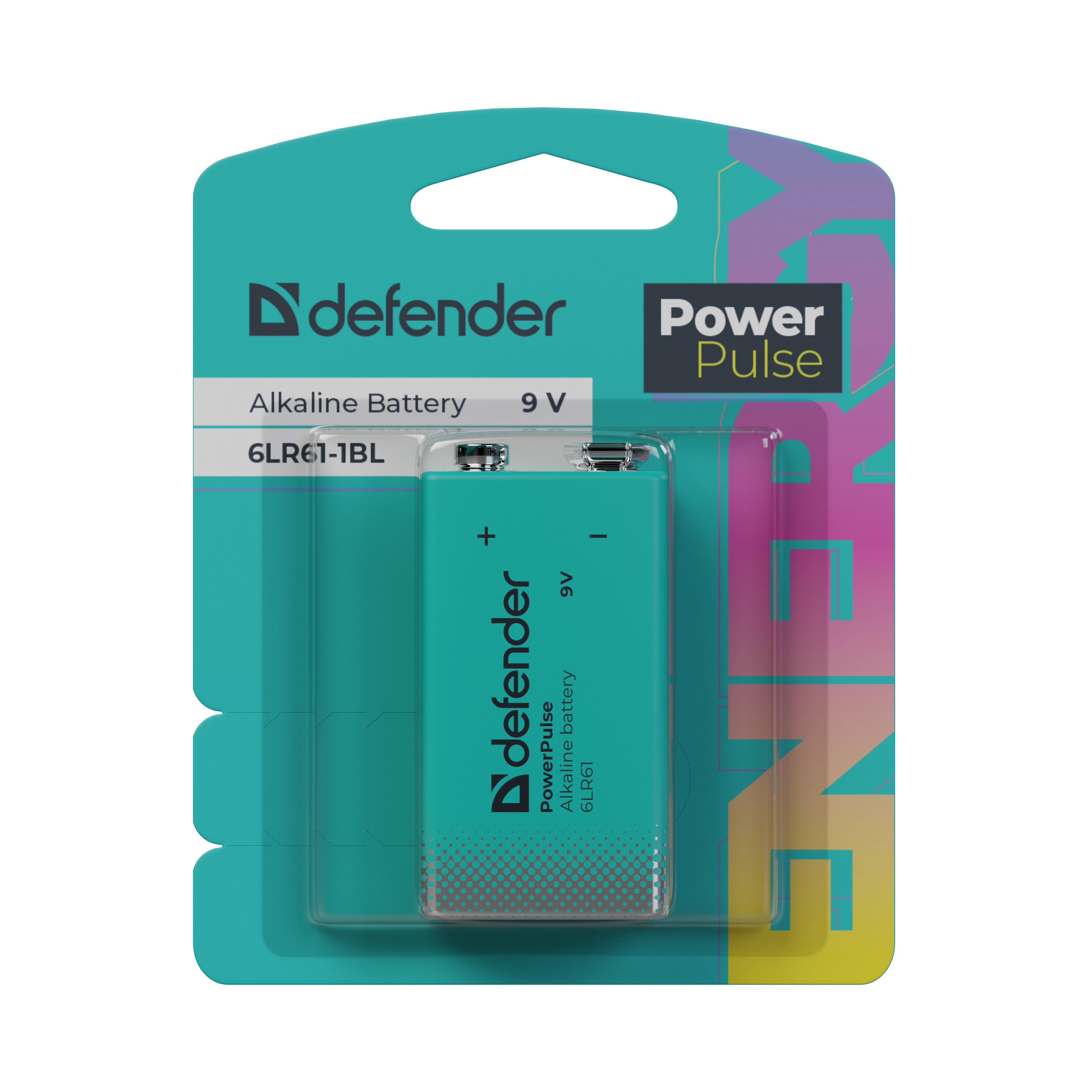 Defender - Alkaline Battery 6LR61-1BL