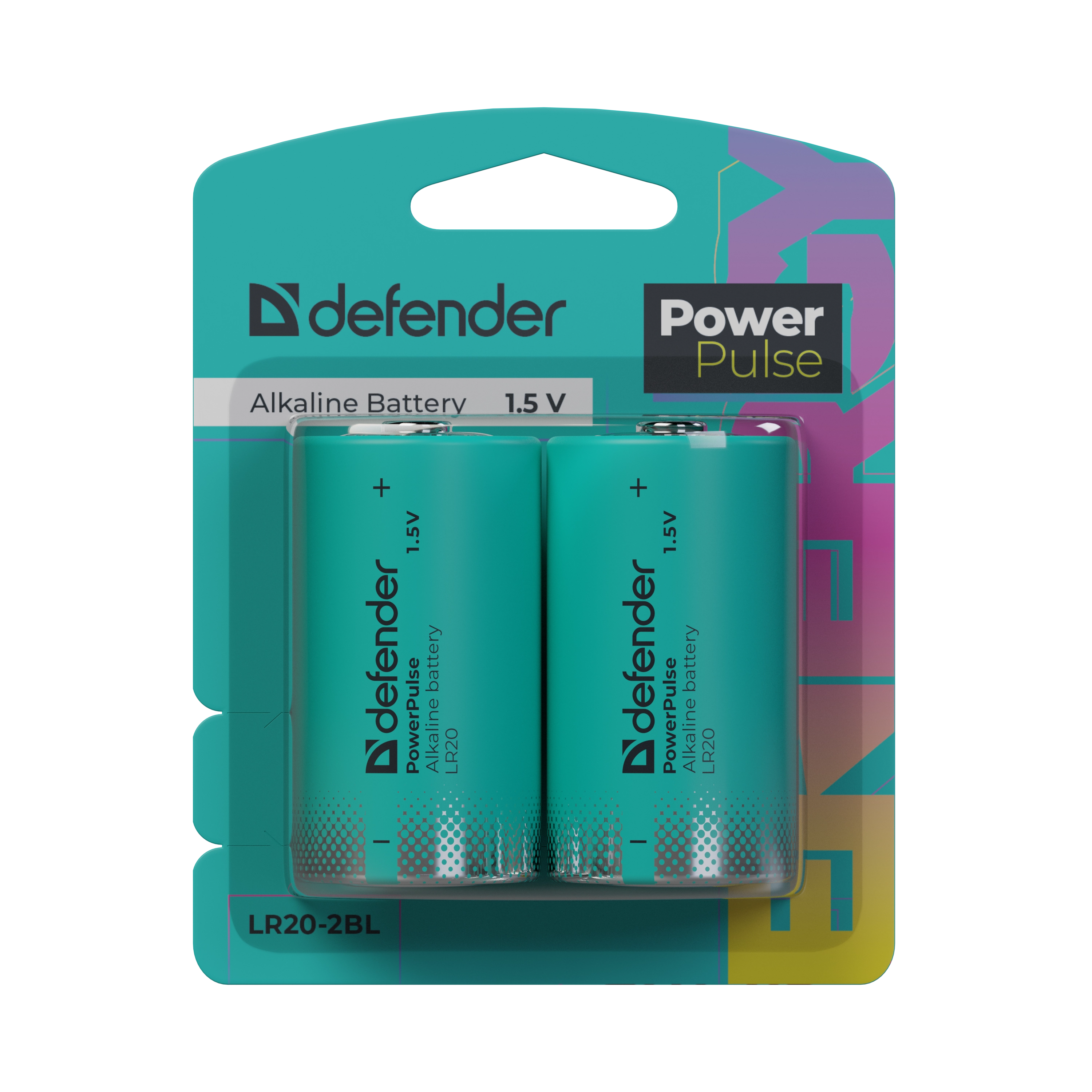 Defender - Alkaline Battery LR20-2BL