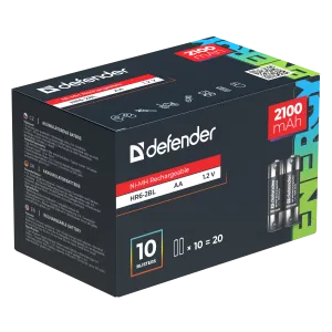 Defender - Rechargeable battery HR6-2BL 2100 mAh