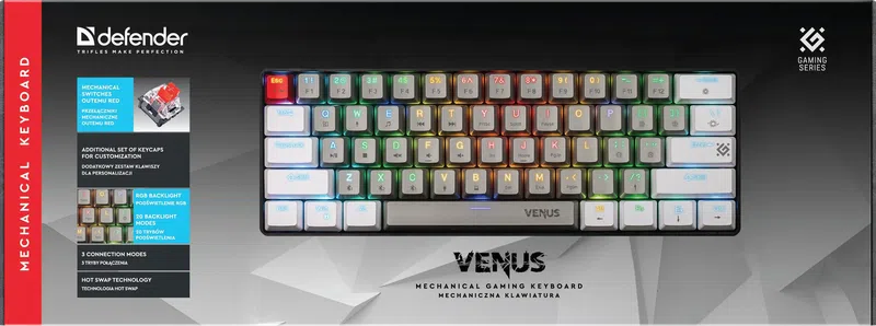 Defender - Mechanical gaming keyboard Venus GK-415