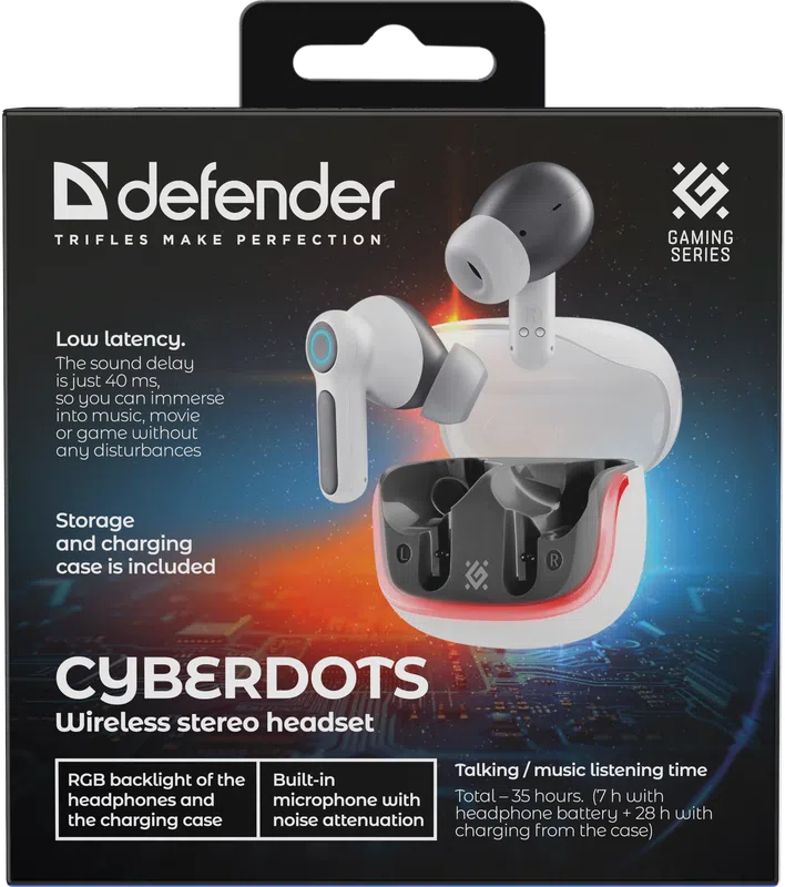 Defender - Wireless stereo headset CyberDots 290