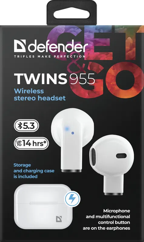 Defender - Wireless stereo headset Twins 955