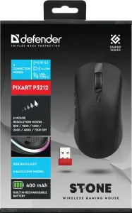 Defender - Wireless gaming mouse Stone GM-551