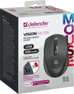 Defender - Wireless optical mouse Vision MS-376