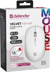 Defender - Wireless optical mouse Velvet MB-406