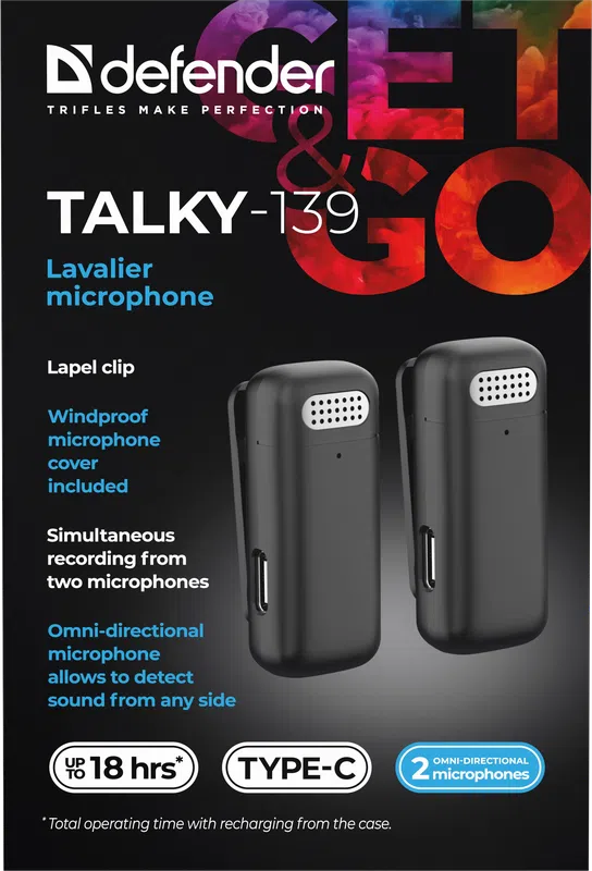 Defender - Lavalier microphone Talky-139