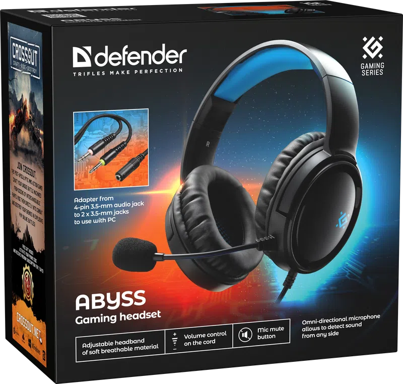 Defender - Gaming headset Abyss