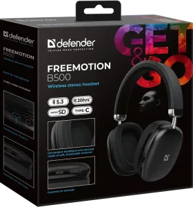 Defender - Wireless stereo headset FreeMotion B500