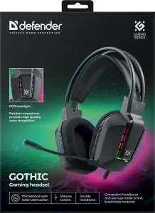 Defender - Gaming headset Gothic
