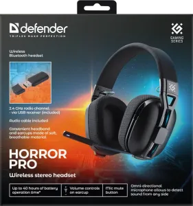 Defender - Wireless stereo headset Horror PRO