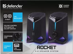 Defender - 2.0 Speaker system Rocket Defender - 2.0 Speaker system Rocket