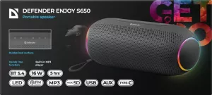 Defender - Portable speaker Enjoy S650 Defender - Portable speaker Enjoy S650
