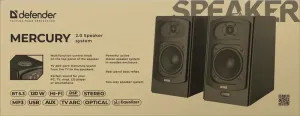 Defender - 2.0 Speaker system Mercury