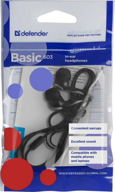 Defender - In-ear headphones Basic 603