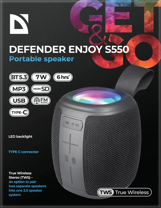 Defender - Portable speaker Enjoy S550