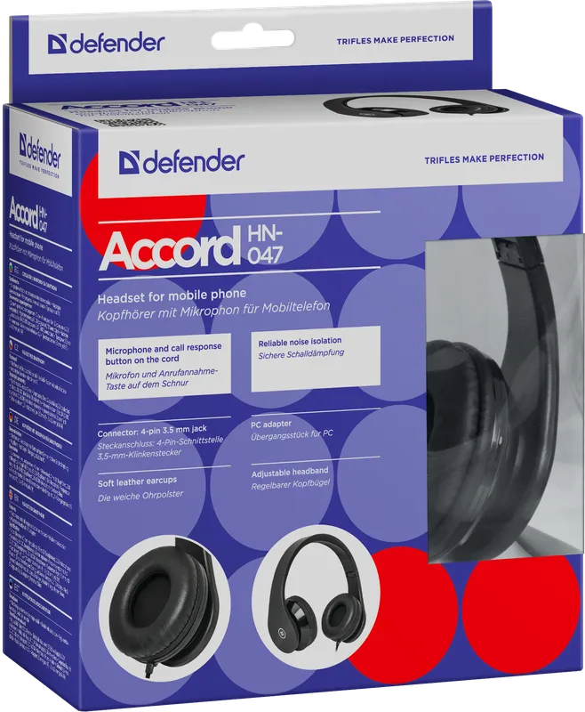 Defender - Headset for mobile devices Accord HN-047