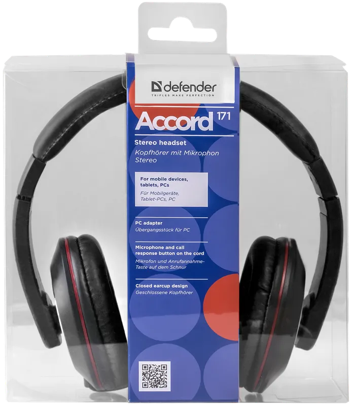 Defender - Headset for mobile devices Accord 171