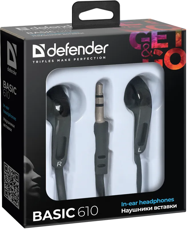 Defender - In-ear headphones Basic 610