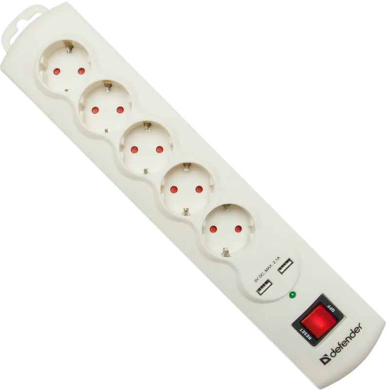 Defender - Power strip w/surge protector DFS 951