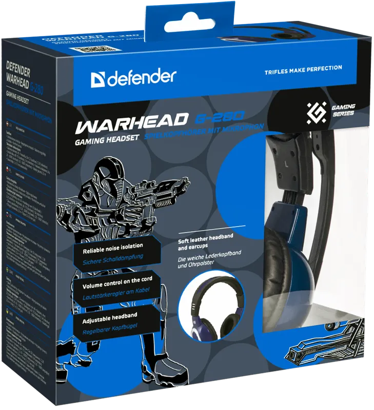 Defender - Gaming headset Warhead G-280