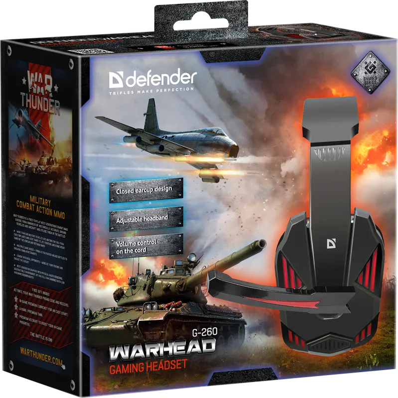 Defender - Gaming headset Warhead G-260