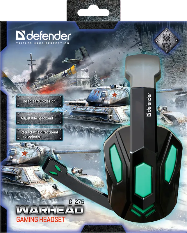 Defender - Gaming headset Warhead G-275