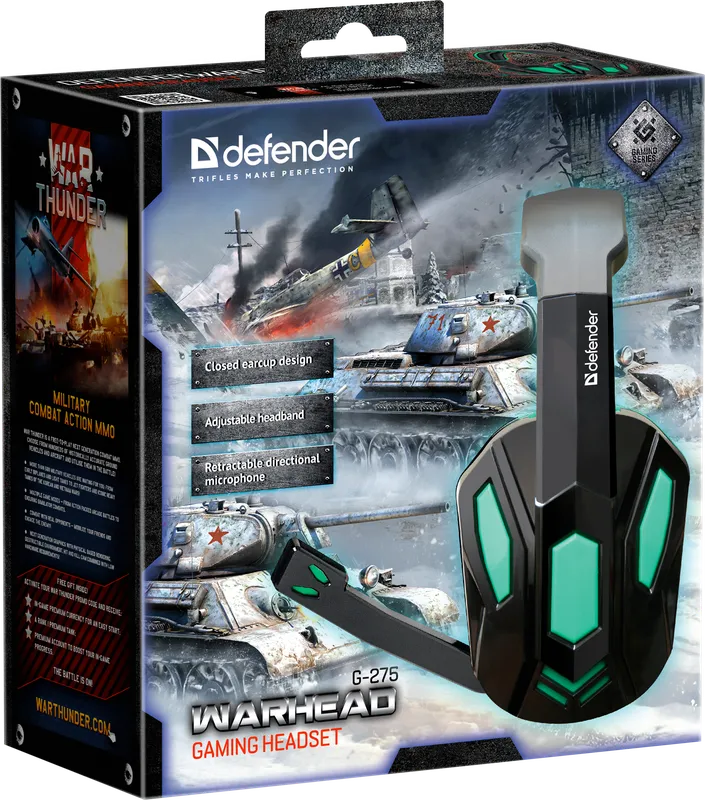 Defender - Gaming headset Warhead G-275