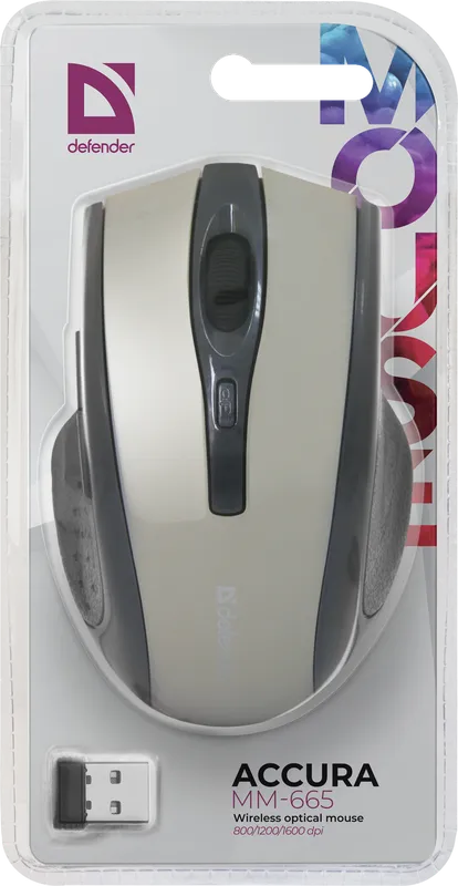 Defender - Wireless optical mouse Accura MM-665