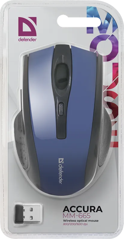 Defender - Wireless optical mouse Accura MM-665