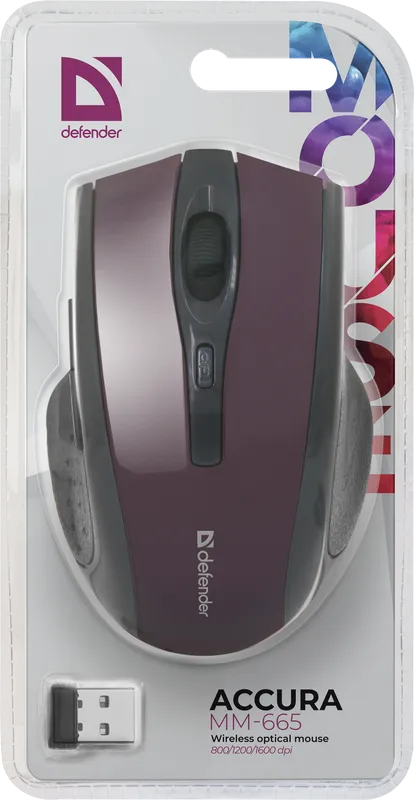 Defender - Wireless optical mouse Accura MM-665