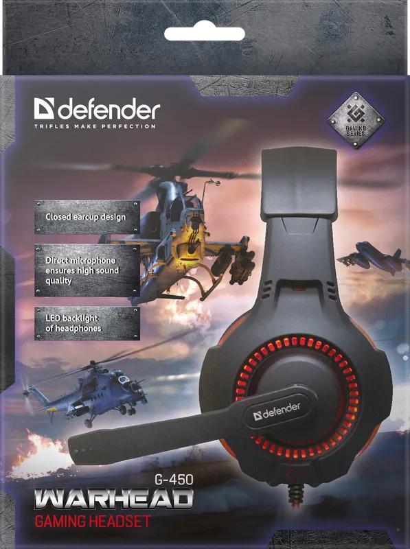 Defender - Gaming headset Warhead G-450