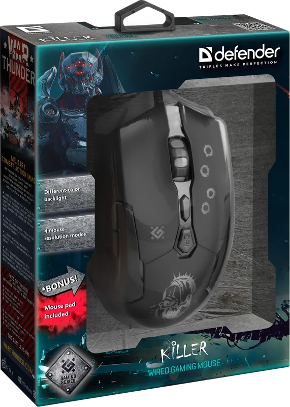 Defender - Wired gaming mouse Killer GM-170L