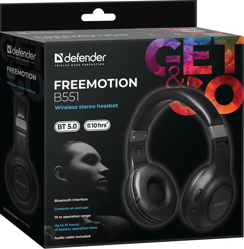 Defender - Wireless stereo headset FreeMotion B551