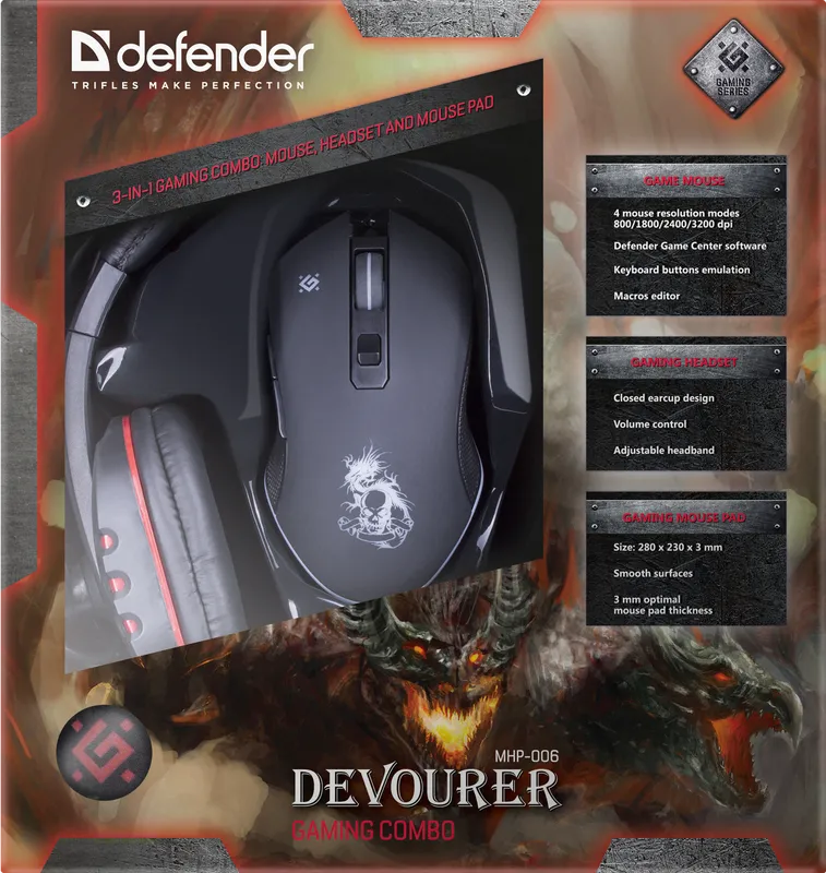 Defender - Gaming combo Devourer MHP-006