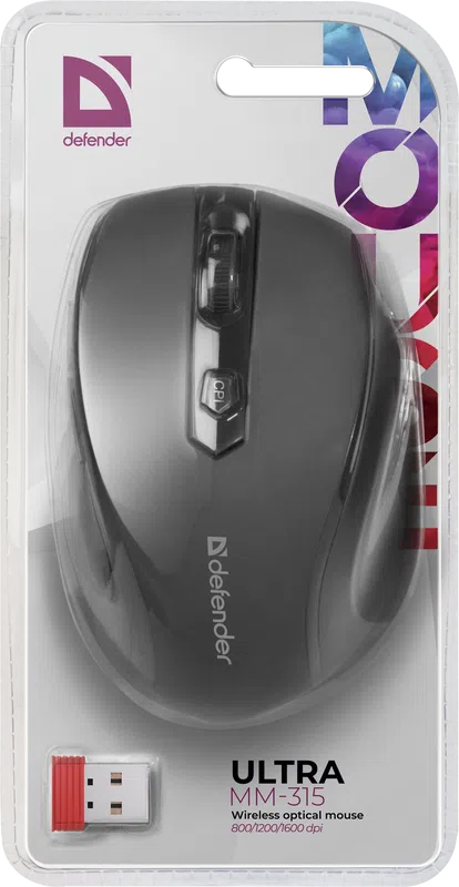 Defender - Wireless optical mouse Ultra MM-315