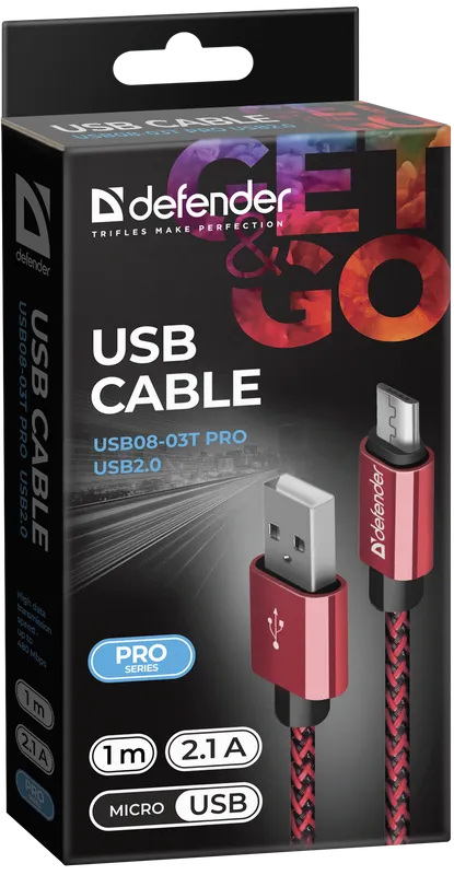 Defender - USB cable USB08-03T PRO USB2.0