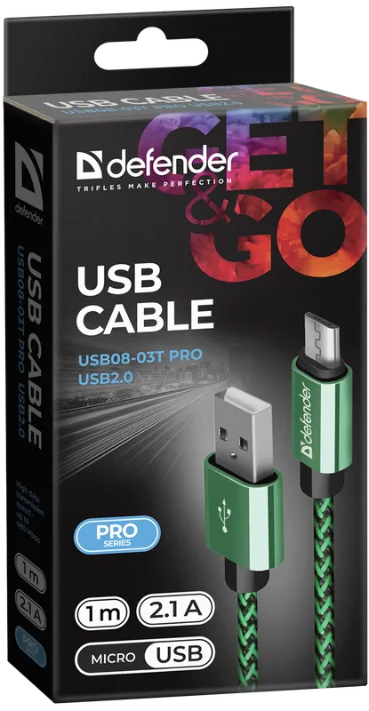 Defender - USB cable USB08-03T PRO USB2.0